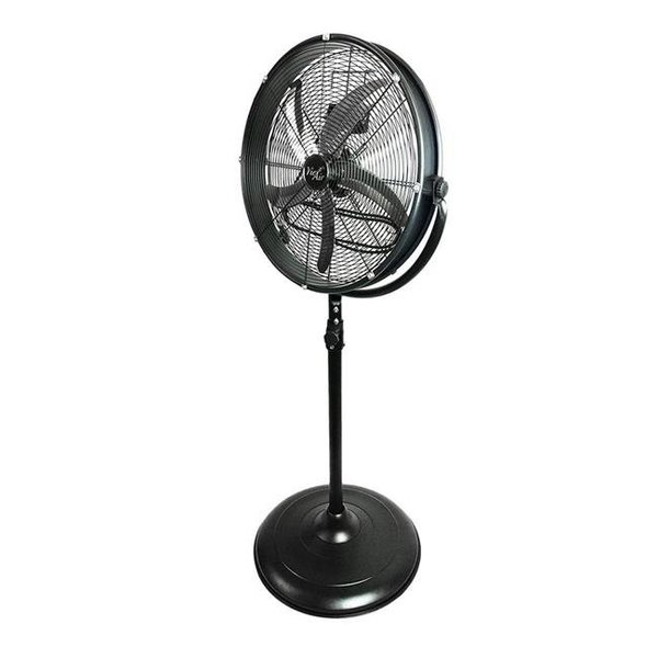 Vie Air Vie Air VA-20PMC 20 in. Industrial 3 Speed Heavy Duty Powerful & Quiet Metal High Velocity 360 Degree Tilting Pedestal Drum Fan VA-20PMC